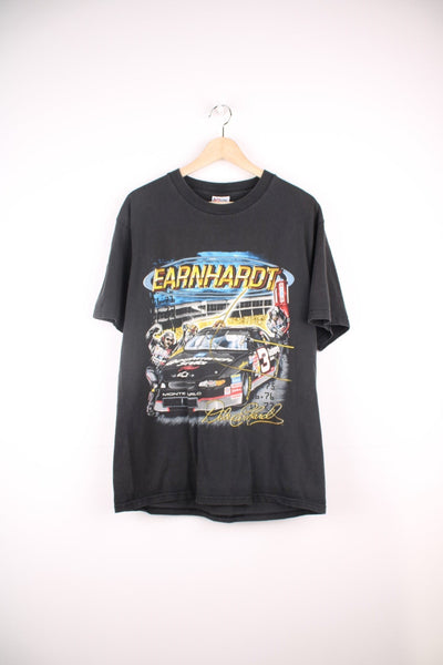 Vintage Dale Earnhardt NASCAR, Monte Carlo T-Shirt. Features large graphic print on the front and back.